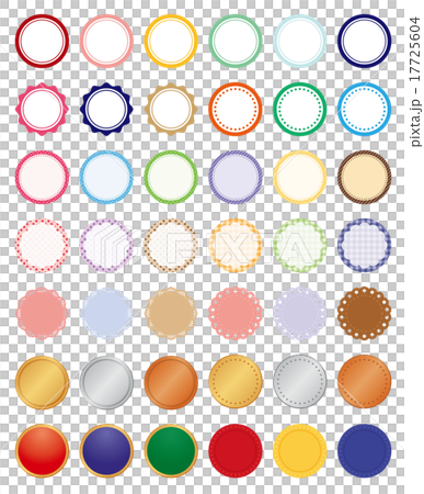 Circular label - Stock Illustration [17725604] - PIXTA