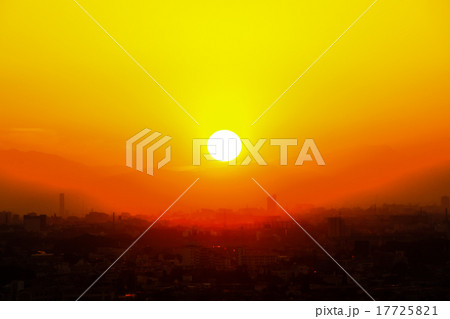 東京の夕日 東京の夕日 17725821