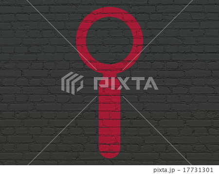 Information concept: Search on wall background 17731301