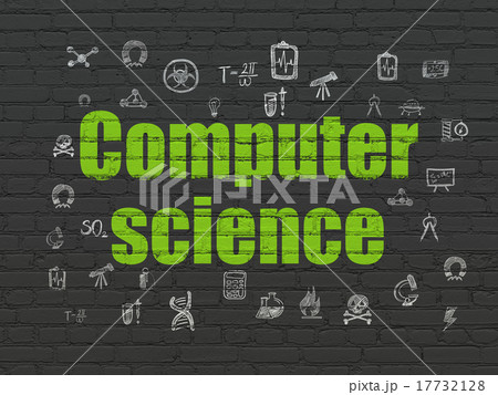 Science concept: Computer Science on wall 17732128