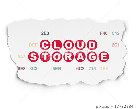 Cloud networking concept: Cloud Storage on Torn 17732234