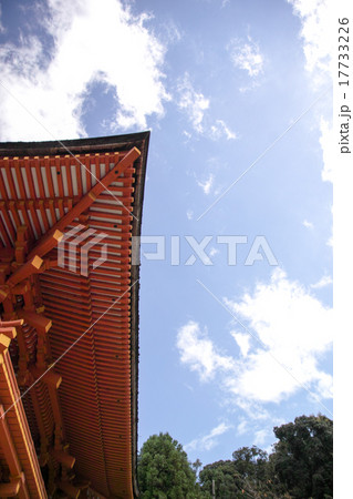 社殿と青空 17733226