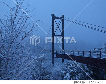 雪の吊り橋 雪の吊り橋 17733782