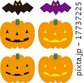 かぼちゃ　こうもり 17737225