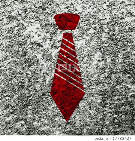 Hipster tie. Flat modern web button and space for 17738427