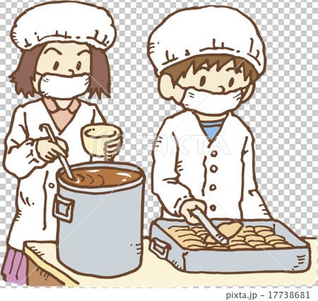 給食当番 17738681