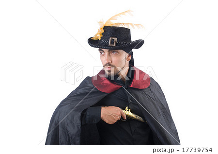 Pirate isolated on the white 17739754