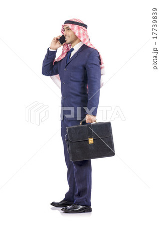 Arab businessman isolated on white Arab businessman isolated on white 17739839