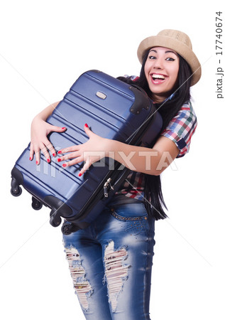 Woman preparing for summer vacation Woman preparing for summer vacation 17740674
