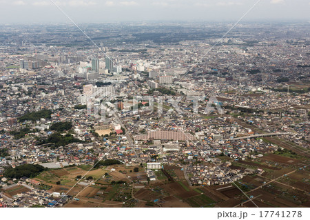 千葉県習志野市津田沼付近を空撮 17741278