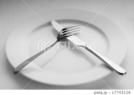 Cutlery on a plate Cutlery on a plate 17743116