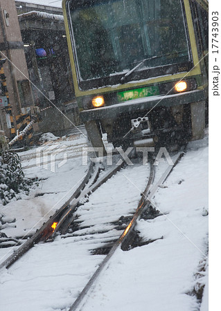 江ノ電　雪景色 17743903