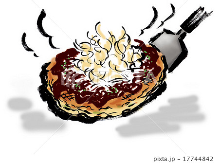 お好み焼き 粉もん お好み焼 大阪 大阪名物 手描き お好み焼き 粉もん お好み焼 大阪 大阪名物 手描き 17744842