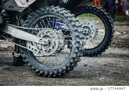wheel of  enduro bike 17744847