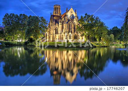 St John's Church at the evening in Stuttgart 17746207