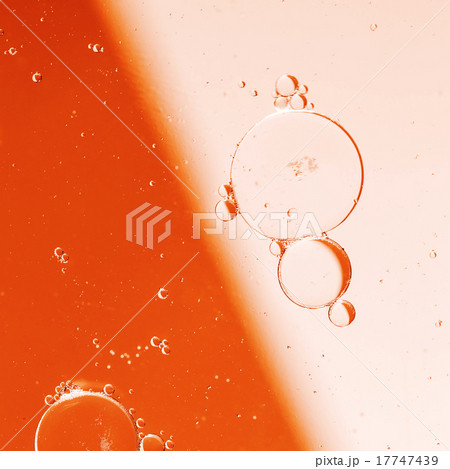 Oil drops on a water surface Oil drops on a water surface 17747439