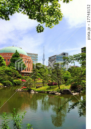 旧安田庭園内（両国公会堂） 17748152