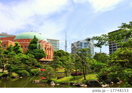 旧安田庭園内（両国公会堂） 17748153