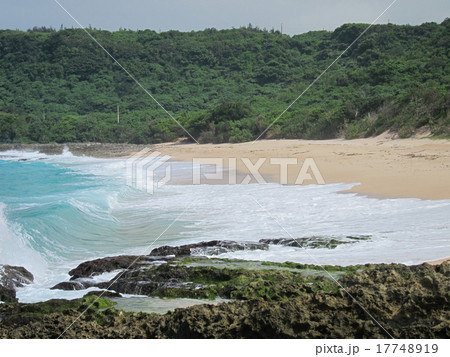 台湾 最南端 墾丁 ケンティン コンテイ 砂島生態保護区の写真素材