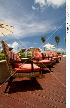 Outdoor chairs in a resort Outdoor chairs in a resort 17749930