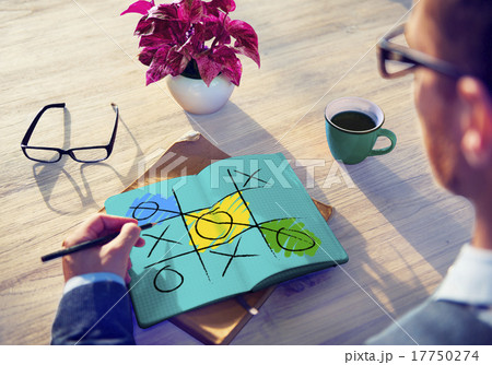 Leisure Game Tic Tac Toe Competition Challenge Winner Concept Leisure Game Tic Tac Toe Competition Challenge Winner Concept 17750274