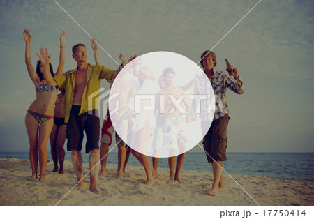 Copy Space Frame Summer Vacation Holiday Concept Copy Space Frame Summer Vacation Holiday Concept 17750414