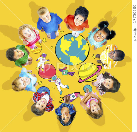 Planets Travel Dream Imagination Playful Space Universe Concept Planets Travel Dream Imagination Playful Space Universe Concept 17750500