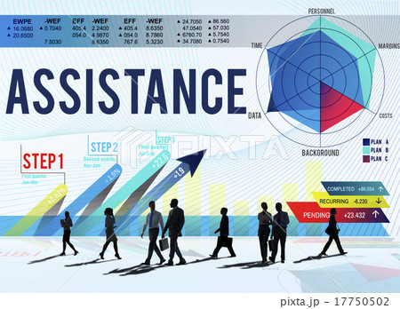 Assistance Aid Support Team Corporate Concept 17750502