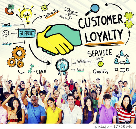Customer Loyalty Satisfaction Support Strategy Service Concept Customer Loyalty Satisfaction Support Strategy Service Concept 17750946