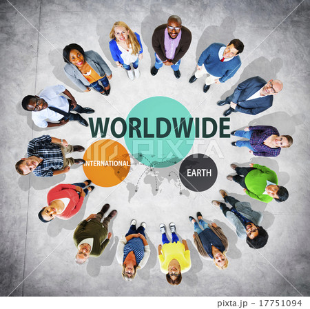 Worldwide International Earth Networking Connection Concept Worldwide International Earth Networking Connection Concept 17751094