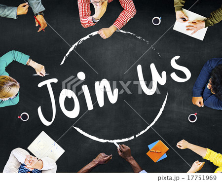 Join Us Invitation Support Business Concept Join Us Invitation Support Business Concept 17751969