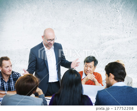 Business People Conference Meeting Discussion Concept 17752208