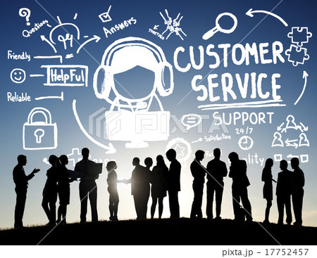 Customer Service Support Assistance Service Help Guide Concept 17752457