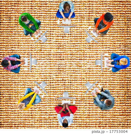 Diversity Teamwork Communication Digital Networking Concept Diversity Teamwork Communication Digital Networking Concept 17753004