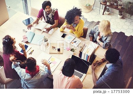Diverse Group People Working Together Concept Diverse Group People Working Together Concept 17753300