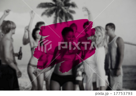 Summer Vacation Holidays Paint Stroke Concept Summer Vacation Holidays Paint Stroke Concept 17753793