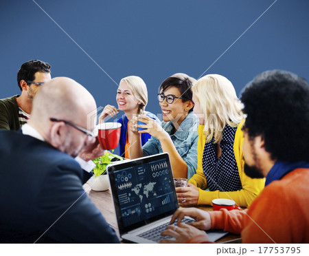 People Meeting Conference Technology Laptop Concept People Meeting Conference Technology Laptop Concept 17753795