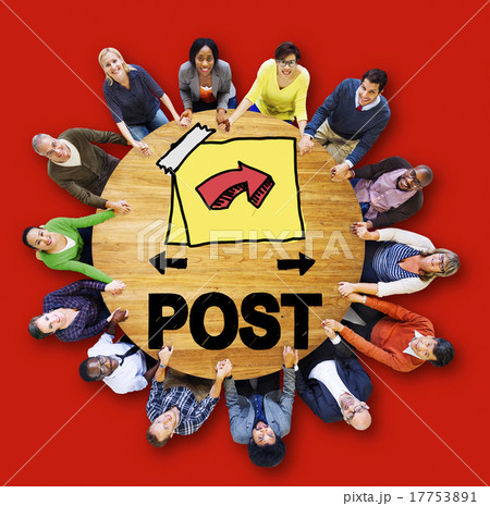 Post Blog Social Media Share Online Communication Concept 17753891