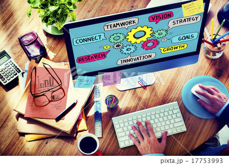 Teamwork Connect Strategy Vision Together Gear Concept 17753993