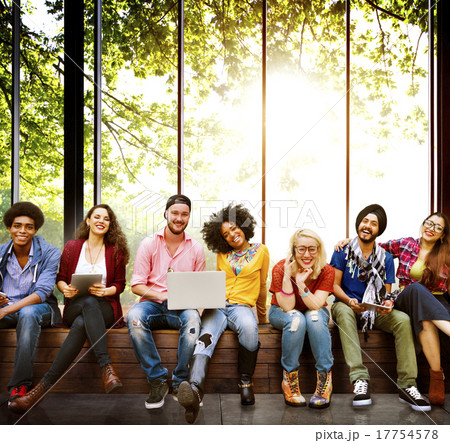 Diversity Teenagers Friends Friendship Team Concept 17754578