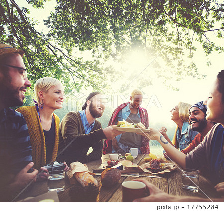 Diverse People Friends Hanging Out Concept 17755284