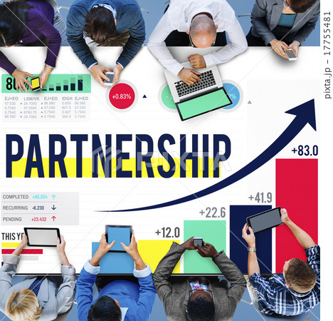 Partnership Connection Corporate Team Support Concept Partnership Connection Corporate Team Support Concept 17755481