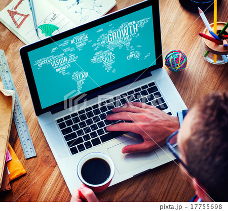 Growth Sales Vision Team Network Idea People Concept Growth Sales Vision Team Network Idea People Concept 17755698