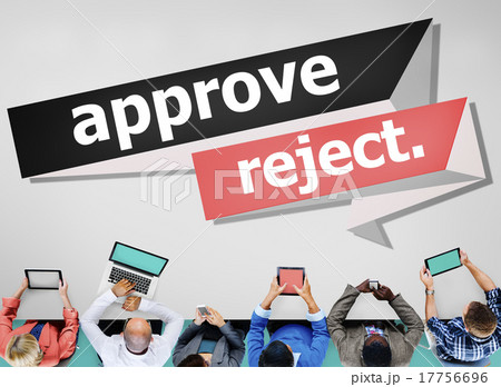 Approve Reject Cancelled Decision Selection Concept 17756696