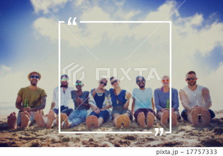 Holiday Summer Vacation Frame Pattern Concept 17757333