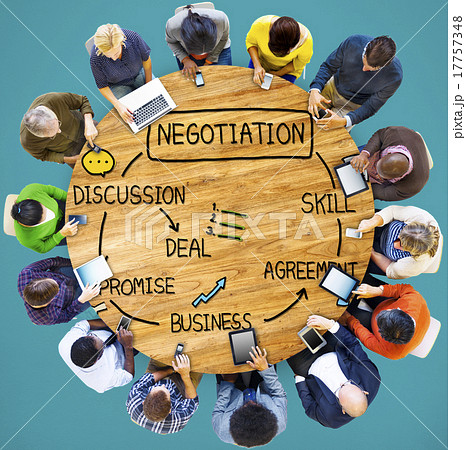 Negotiation Cooperation Discussion Collaboration Contract Concep 17757348