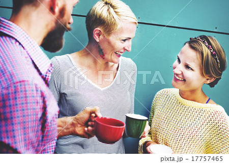 Group People Chatting Interaction Socializing Concept Group People Chatting Interaction Socializing Concept 17757465