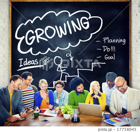 Growing Growth Mission Success Opportunity Concept 17758045