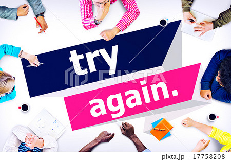 Try Again Restart Retry Persistence Endure Concept Try Again Restart Retry Persistence Endure Concept 17758208