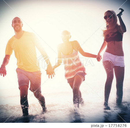Friendship Freedom Beach Summer Holiday Concept 17758276